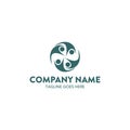 Unique insurance logo template. vector. editable