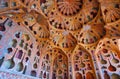 Unique interior of Music Hall of Ali Qapu Palace, Isfahan, Iran