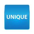 Unique shiny blue square button Royalty Free Stock Photo