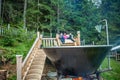 Unique jakuzzi at Hija Glamping Lake Block in Nova Vos, Slovenia