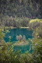 Unique lake Fernsteinsee in Austria