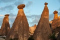 The unique landscape form of Cappadocia.