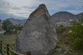 Unique Landscape of Unusual Rock Formations, Cappadocia, Turkey.