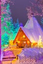 Unique Lapland Suomi Houses Over the Polar Circle in Finland at Christmas Time