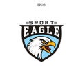 unique logo eagle head vector Royalty Free Stock Photo