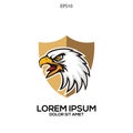 unique logo eagle head vector Royalty Free Stock Photo