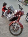 This is a unique look child and bike this is a new