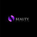 Unique and luxurious purple abstract logo design