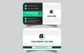 Unique luxury creative business card design or modern office card editable vector file design editable file Royalty Free Stock Photo