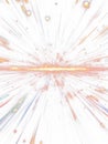 Unique magical light burst. Fantasy glowing light trails. Transparent PNG 02