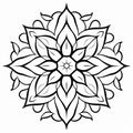 Unique Mandala Coloring Pages With Beautiful Flower Shapes