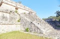 The unique Mayan ruins of Ek Balam, known for its well-preserved stucco facade of an earth monster