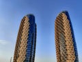 Unique and modern building | Abu Dhabi city famous and iconic landmarks, Al Bahr Towers in UAE