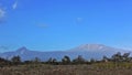 Unique Mount Kilimanjaro on a sunny day.