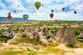 Unique natural place in Cappadocia - Valley of Love, Turkiye