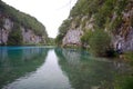 Unique natural reserve Plitvice Lakes.