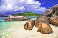 Unique nature of Seychelles islands Royalty Free Stock Photo