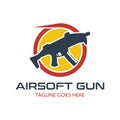 Unique and original airsoft gun logo template