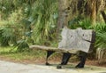 Unique park bench