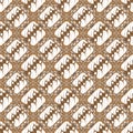 Unique pattern on Indonesian batik with soft mocca color design