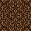 Unique pattern on Kawung batik with modern golden brown color design