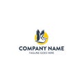 Unique pelican logo template. vector. editable Royalty Free Stock Photo