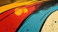 unique retro-inspired pop art comic design for a playful and dynamic banner, offering a creative twist on abstract art