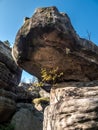 Unique rock formation, Errant Rocks of the Table Mountain National Park, Poland