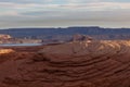 Unique Rock Formation by Lake Powell Royalty Free Stock Photo