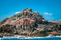 Unique rock formations in Mimosa Rocks National Park, NSW, Australia. Royalty Free Stock Photo