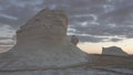 Unique rocks in White Desert in Egypt