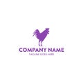 Unique rooster chicken logo