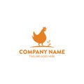 Unique rooster chicken logo