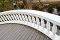 Unique royal style antique park white architecture handrail railling