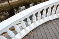 Unique royal style antique park white architecture handrail railling