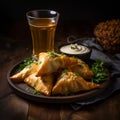 Unique Samosa Recipe With American Ipa Twist Royalty Free Stock Photo