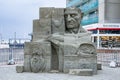 Unique sand sculpture in Zandvoort Royalty Free Stock Photo