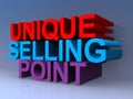 Unique selling point Royalty Free Stock Photo