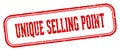 unique selling point stamp. unique selling point rectangular stamp on white background Royalty Free Stock Photo