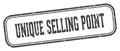 unique selling point stamp. unique selling point rectangular stamp on white background Royalty Free Stock Photo