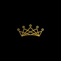 Unique Simple Modern Royal Crown Icon Logo Symbols