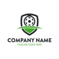 Unique soccer logo template. vector. editable