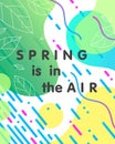 Unique spring card