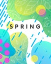 Unique spring card
