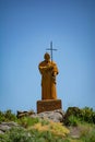 Unique statues on the mountains