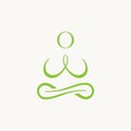 unique stock meditation yoga line with meta infinity Related to health care wellness