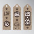 Unique Super Sale Banner Royalty Free Stock Photo