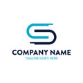 Unique technology logo template. vector. editable Royalty Free Stock Photo