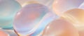 Unique texture of opalescent glass bathed in soft, milky hues and gentle glow Royalty Free Stock Photo