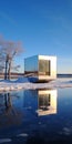 Unique Tiny Home Cube: Palladian Architecture With Parametric Design